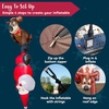 image:imageJoiedomi 8 FT Tall Hanging Christmas Inflatables Decoration Christmas Inflatable Reindeer and Climbing Santa Blow Up Santa with Buildin LED for Xmas Party Indoor Outdoor Yard Garden Lawn Decor