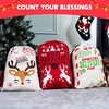 image:imageJOYIN 3 Packs Santa Sack Large Christmas Canvas Gift Bag with Drawstring 26 x 19 for Hoilday Party Supplies Reusable Personalized Best Gift for Xmas Package Storage Christmas Event Party Favors