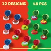 image:imageJOYIN 48 Pieces Christmas Assorted Stamps Kids SelfInk Stampers 12 Different Designs Plastic Stamps for Christmas Party Favors Stocking Stuffers Kids Crafts School Prizes and Goodies