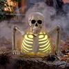 image:imageJOYIN Skeleton Halloween Decorations Indoor Lighted Skeleton Tabletop Halloween Groundbreaker for Decorating Supplies Indoor Outdoor Home Party Fall Outdoor Gift Table Top Party75x98inch