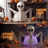 image:imageJOYIN Skeleton Halloween Decorations Indoor Lighted Skeleton Tabletop Halloween Groundbreaker for Decorating Supplies Indoor Outdoor Home Party Fall Outdoor Gift Table Top Party75x98inch