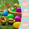 image:imageJOYIN 1000PCS Easter Eggs Plastic 23 994PCS Colorful with 6PCS Golden Eggs Bulk Empty Fillable for Easter Hunt Party Favor Basket Stuffers Filler Classroom Prize Supplies Decor