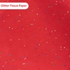 image:imageJOYIN 180 Sheets Glitter Tissue Paper Red Green White Tissue Paper for Gift Wrapping Supplies 20x20 Christmas Wrapping Paper for Holiday Wrap Craft Decorations