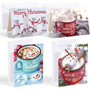 image:imageJOYIN 12 PCS Christmas Greeting Cards with Envelopes for Winter Holiday Xmas Season Merry Christmas Cards Hot Cocoa Collection Wintertime Gifts12