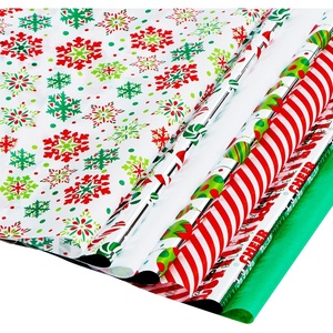 image:imageJOYIN 150 Pieces Christmas Wrapping Tissue Paper for Gift Decoration Gift Wrapping Boxes and Bags present ExtraSpecial Christmas Trees Wine Bottles Art amp Craft and More