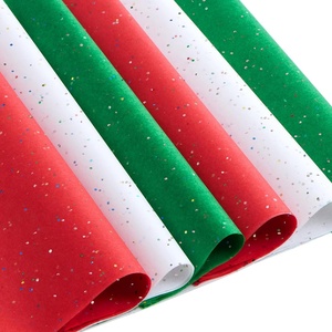 image:imageJOYIN 180 Sheets Glitter Tissue Paper Red Green White Tissue Paper for Gift Wrapping Supplies 20x20 Christmas Wrapping Paper for Holiday Wrap Craft Decorations