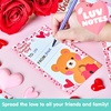 image:imageJOYIN 28 Pack Valentines Day Mini Plush Toys with Gift Cards Mini Keychains for Valentines Party Favor School Exchange Prize and Valentines Classroom Gift Exchange