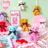 image:imageJOYIN 28 Pack Valentines Day Mini Plush Toys with Gift Cards Mini Keychains for Valentines Party Favor School Exchange Prize and Valentines Classroom Gift Exchange