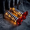 image:imageJOYIN 2 Pcs 21 Halloween Decorations Outdoor Witch Legs Yard Stakes Witch Halloween Graveyard Lawn Yard Prop and Patio DecorationsWhite BlackWitch Legs with light set