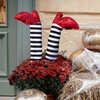 image:imageJOYIN 2 Pcs 21 Halloween Decorations Outdoor Witch Legs Yard Stakes Witch Halloween Graveyard Lawn Yard Prop and Patio DecorationsWhite BlackWitch Legs set