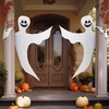 image:imageJOYIN 2 Pcs 53 Halloween Decoration Outdoor Halloween Tree Wrap Ghost Decoration Outdoor Smiling Hanging Ghost Design for Lawn Tree Party Supplies Haunted House Wrap DecorHappy Ghost