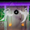 image:imageJOYIN 2 Pcs 53 Halloween Decoration Outdoor Halloween Tree Wrap Ghost Decoration Outdoor Smiling Hanging Ghost Design for Lawn Tree Party Supplies Haunted House Wrap DecorHappy Ghost