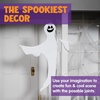 image:imageJOYIN 2 Pcs 53 Halloween Decoration Outdoor Halloween Tree Wrap Ghost Decoration Outdoor Smiling Hanging Ghost Design for Lawn Tree Party Supplies Haunted House Wrap DecorHappy Ghost