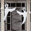 image:imageJOYIN 2 Pcs 53 Halloween Decoration Outdoor Halloween Tree Wrap Ghost Decoration Outdoor Smiling Hanging Ghost Design for Lawn Tree Party Supplies Haunted House Wrap DecorCute Ghost
