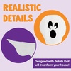 image:imageJOYIN 2 Pcs 53 Halloween Decoration Outdoor Halloween Tree Wrap Ghost Decoration Outdoor Smiling Hanging Ghost Design for Lawn Tree Party Supplies Haunted House Wrap DecorScary Ghost