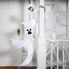 image:imageJOYIN 2 Pcs 53 Halloween Decoration Outdoor Halloween Tree Wrap Ghost Decoration Outdoor Smiling Hanging Ghost Design for Lawn Tree Party Supplies Haunted House Wrap DecorFunny Ghost