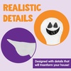 image:imageJOYIN 2 Pcs 53 Halloween Decoration Outdoor Halloween Tree Wrap Ghost Decoration Outdoor Smiling Hanging Ghost Design for Lawn Tree Party Supplies Haunted House Wrap DecorHappy Ghost
