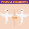 image:imageJOYIN 2 Pcs 53 Halloween Decoration Outdoor Halloween Tree Wrap Ghost Decoration Outdoor Smiling Hanging Ghost Design for Lawn Tree Party Supplies Haunted House Wrap DecorHappy Ghost