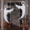 image:imageJOYIN 2 Pcs 53 Halloween Decoration Outdoor Halloween Tree Wrap Ghost Decoration Outdoor Smiling Hanging Ghost Design for Lawn Tree Party Supplies Haunted House Wrap DecorFunny Ghost