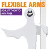 image:imageJOYIN 2 Pcs 53 Halloween Decoration Outdoor Halloween Tree Wrap Ghost Decoration Outdoor Smiling Hanging Ghost Design for Lawn Tree Party Supplies Haunted House Wrap DecorHappy Ghost