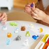 image:imageJOYIN 50PCS GlowintheDark Mini Resin Mini Sea Animals Figurinnes for Aquarium Ornaments DecorationsGlow in The Dark Resin Charms for Kids Cute Garden Accessories Dollhouse DecorMix Animals resin set