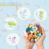 image:imageJOYIN 50PCS GlowintheDark Mini Resin Mini Sea Animals Figurinnes for Aquarium Ornaments DecorationsGlow in The Dark Resin Charms for Kids Cute Garden Accessories Dollhouse DecorMix Animals resin set
