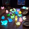 image:imageJOYIN 50PCS GlowintheDark Mini Resin Mini Sea Animals Figurinnes for Aquarium Ornaments DecorationsGlow in The Dark Resin Charms for Kids Cute Garden Accessories Dollhouse DecorGlowintheDark resin set