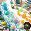 image:imageJOYIN 50PCS GlowintheDark Mini Resin Mini Sea Animals Figurinnes for Aquarium Ornaments DecorationsGlow in The Dark Resin Charms for Kids Cute Garden Accessories Dollhouse DecorGlowintheDark resin set
