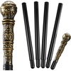 image:imageJOYIN Halloween Staff Elegant Vintage Gold Walking Cane Prop Stick Kids Women Men Costume Party Halloween Cane for Costume Vampire Dress Up Parties