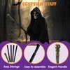 image:imageJOYIN Halloween Staff Elegant Vintage Gold Walking Cane Prop Stick Kids Women Men Costume Party Halloween Cane for Costume Vampire Dress Up Parties