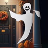 image:imageJOYIN Halloween Tree Wrap Ghost Decoration Outdoor Smiling Hanging Ghost Decorations for Halloween Lawn Tree Decor Party SuppliesSmile