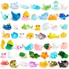 image:imageJOYIN 50PCS GlowintheDark Mini Resin Mini Sea Animals Figurinnes for Aquarium Ornaments DecorationsGlow in The Dark Resin Charms for Kids Cute Garden Accessories Dollhouse DecorOcean Animals resin set