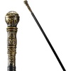 image:imageJOYIN Halloween Staff Elegant Vintage Gold Walking Cane Prop Stick Kids Women Men Costume Party Halloween Cane for Costume Vampire Dress Up Parties