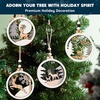 image:imageJOIEDOMI 12 Pcs Wooden Hanging Ornaments Christmas Reindeer Wooden Ornaments for IndoorOutdoor Holidays Party Decoration Tree Ornaments Events and Christmas
