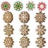 image:imageJOIEDOMI 36 Pcs Christmas Snowflake Wooden Ornaments Xmas Unfinished Wood Snowflake Cutouts DIY Ornaments for Crafts Christmas Tree Hanging Decoration Indoor Holidays Rustic Embellishments