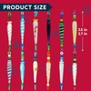 image:imageJOYIN 12Pcs Colorful Christmas Icicle Glass Ornaments Christmas Tree Decorations in 12 Different Designs 3537 Xmas Tree Hanging Decorations