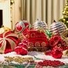 image:imageJOYIN 82 Pcs Assorted Christmas Ornaments Ball Set 315 Red Gold Green Deluxe Tree Hanging Christmas Ornaments Xmas Shatterproof Indoor Decorations for Tree Holidays Party Wedding Decor Events