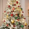 image:imageJOYIN 82 Pcs Assorted Christmas Ornaments Ball Set 315 Red Gold Green Deluxe Tree Hanging Christmas Ornaments Xmas Shatterproof Indoor Decorations for Tree Holidays Party Wedding Decor Events
