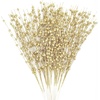 image:imageJoiedomi 24 Pcs Christmas Tree Berry Stem Silver Decorative Bead Sticks Glittery Twigs Picks Branches for Christmas Tree Small Vase Holiday Wedding Party 17 Inches SilverGold