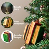image:imageJoiedomi Christmas Book Glass Blown Mini Ornament Small Funny Mini Ornaments for Christmas Tree Decorations Book Stack Decorations for Xmas Gift Holiday Party Favor Party Supplies Indoor