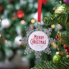 image:imageJoiedomi Christmas Photo Ornament Snowflake Tree Decoration Photo Frame Family Ornaments with Green Gems for Christmas Decorations House warmingsGreen