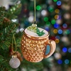 image:imageJoiedomi Mini Christmas Cocktail Moscow Mule Glass Ornament Small Drink Glass Blown Ornaments or Christmas Tree Decoration Funny Adult Beverages Decoration for Xmas Gift Holiday Party FavorMoscow Mule