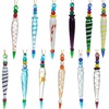 image:imageJOYIN 12Pcs Colorful Christmas Icicle Glass Ornaments Christmas Tree Decorations in 12 Different Designs 3537 Xmas Tree Hanging Decorations