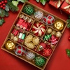 image:imageJOYIN 82 Pcs Assorted Christmas Ornaments Ball Set 315 Red Gold Green Deluxe Tree Hanging Christmas Ornaments Xmas Shatterproof Indoor Decorations for Tree Holidays Party Wedding Decor Events