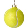 image:imageJoiedomi Christmas Football Glass Small Ornament Sports Ball Glass Blown Mini Ornament Boys Sports Decorations for Xmas Gift Holiday Party Favor Indoor DecorationTennis