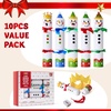 image:imageJOYIN 10 Pack Christmas NoSnap Party Favor Xmas Table Favor Includes Party Hat Jokes amp Gifts Christmas Table Decorations for Holiday Dinner Traditions Party Supplies Stocking Stuffers for KidsSnowman Set