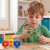 image:imageJOYIN 4 Pack Press to Spin Fidget Spinner Balls HighSpeed Sensory Desk Toys Quiet Pocket Size Stress Relief for Adults Kids Office Classroom Travel