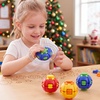 image:imageJOYIN 4 Pack Press to Spin Fidget Spinner Balls HighSpeed Sensory Desk Toys Quiet Pocket Size Stress Relief for Adults Kids Office Classroom Travel