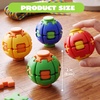 image:imageJOYIN 4 Pack Press to Spin Fidget Spinner Balls HighSpeed Sensory Desk Toys Quiet Pocket Size Stress Relief for Adults Kids Office Classroom Travel