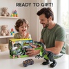 image:imageJOYIN Remote Control Dinosaur Toy for Kids 35 Fog Effect amp LED Lights